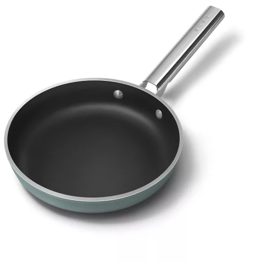 SMEG SERPENYŐ, 24 cm, rozsdamentes acél fogantyú, matt smaragdzöld