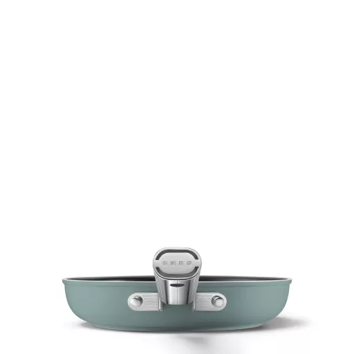SMEG SERPENYŐ, 24 cm, rozsdamentes acél fogantyú, matt smaragdzöld