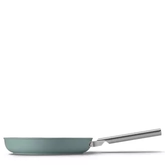   SMEG SERPENYŐ, 28 cm, rozsdamentes acél fogantyú, matt smaragdzöld