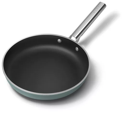 SMEG SERPENYŐ, 28 cm, rozsdamentes acél fogantyú, matt smaragdzöld