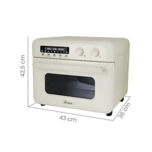 ARDES ARFRYA02W 30 literes Air Fryer forrólevegős sütő, olajsütő - forgókosárral ajándék ARDES 1T20 kenyérpirítóval - WaterMarkt.hu