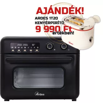 ARDES ARFRYA02 30 literes Air Fryer forrólevegős sütő, olajsütő - forgókosárral ajándék ARDES 1T20 kenyérpirítóval - WaterMarkt.hu