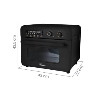 ARDES ARFRYA02 30 literes Air Fryer forrólevegős sütő, olajsütő - forgókosárral ajándék ARDES 1T20 kenyérpirítóval - WaterMarkt.hu