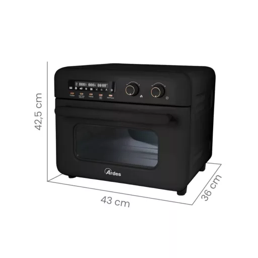 ARDES ARFRYA02 30 literes Air Fryer forrólevegős sütő, olajsütő - forgókosárral ajándék ARDES 1T20 kenyérpirítóval - WaterMarkt.hu