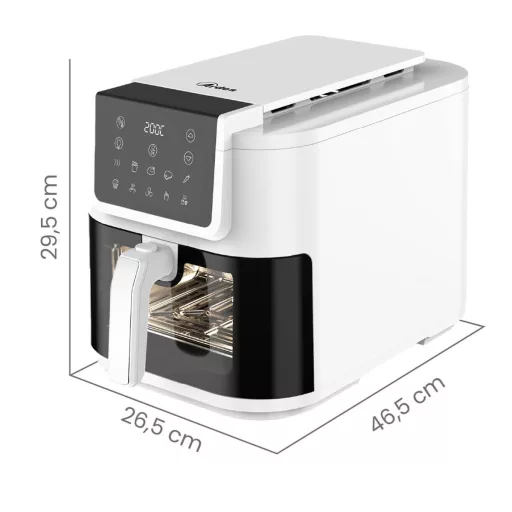 ARDES ARFRYA08LVW 8 literes Air Fryer forrólevegős sütő ajándék ARDES 1T20 kenyérpirítóval - WaterMarkt.hu