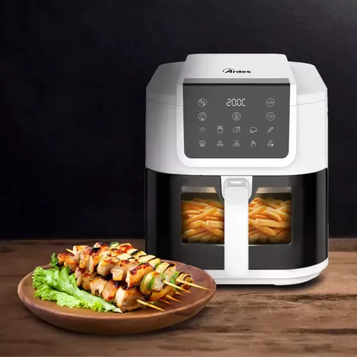ARDES ARFRYA08LVW 8 literes Air Fryer forrólevegős sütő ajándék ARDES 1T20 kenyérpirítóval - WaterMarkt.hu