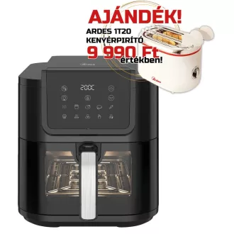 ARDES ARFRYA08LV 8 literes Air Fryer forrólevegős sütő ajándék ARDES 1T20 kenyérpirítóval - WaterMarkt.hu