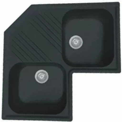 Plados FTA8320 gránit mosogató - metál fekete - WaterMarkt.hu