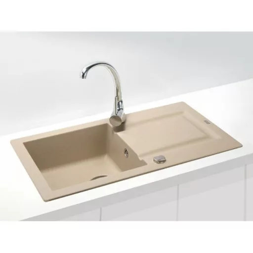 Alveus Falcon 30 egymedencés csepptálcás gránit mosogató - WaterMarkt.hu