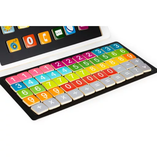 Mágneses fa tablet számokkal