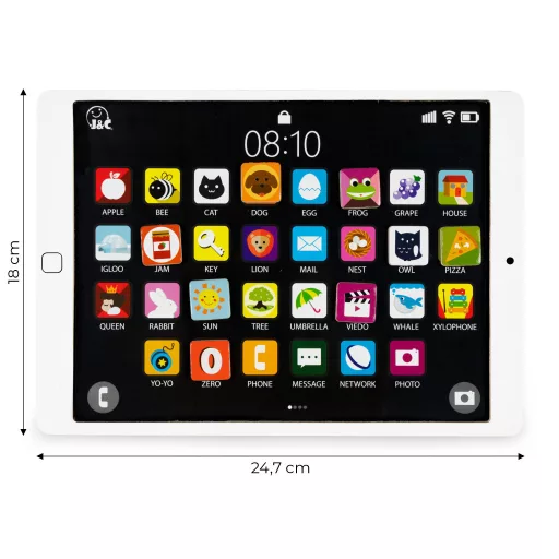 Mágneses fa tablet számokkal