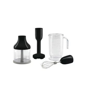   SMEG BOTMIXER TARTOZÉK KÉSZLET, fekete, tartalma: mérőedény, aprító, habverő, pürésítő