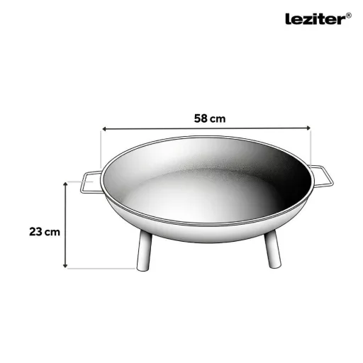 Hordozható tűzrakó 58 cm - WaterMarkt.hu