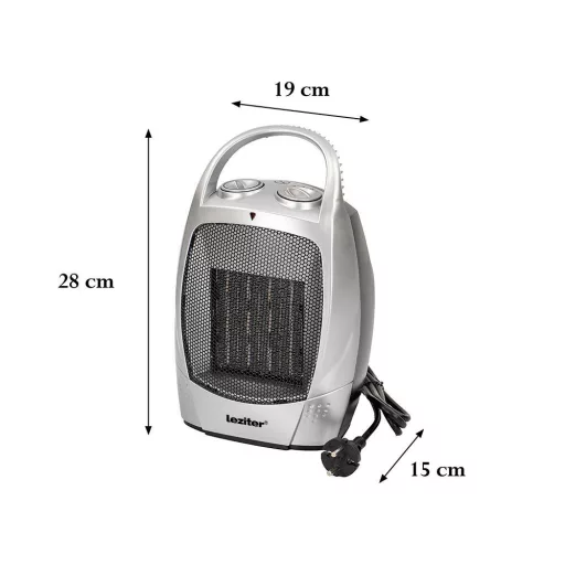 Loa elektromos kerámiabetétes hősugárzó 750W/1500W - WaterMarkt.hu