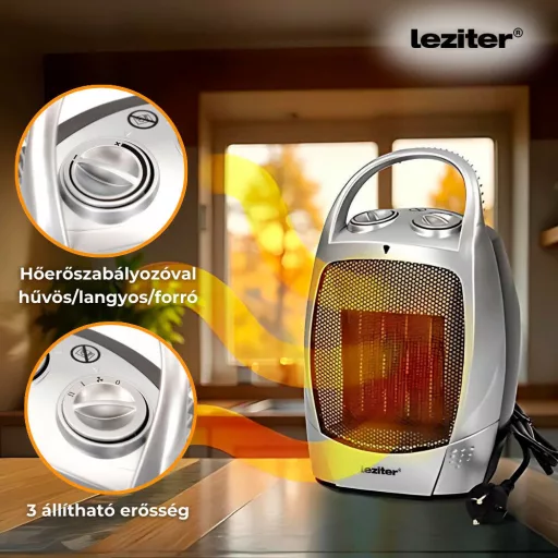 Loa elektromos kerámiabetétes hősugárzó 750W/1500W - WaterMarkt.hu