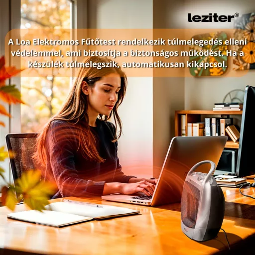 Loa elektromos kerámiabetétes hősugárzó 750W/1500W - WaterMarkt.hu