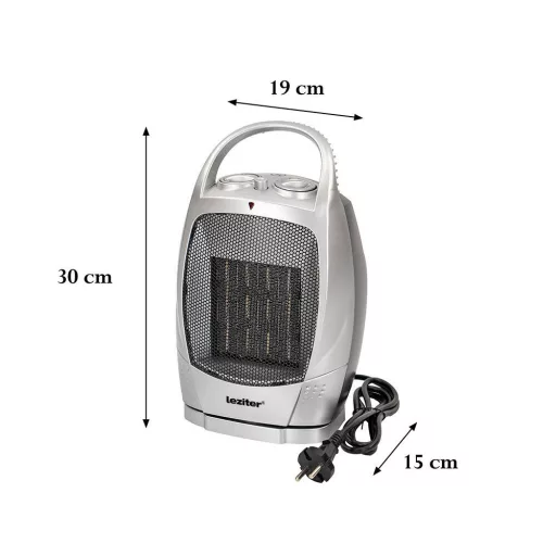 Loa forgó elektromos kerámiabetétes hősugárzó 750W/1500W - WaterMarkt.hu