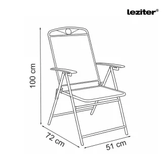 Alba fém mesh összecsukható kerti szék - WaterMarkt.hu