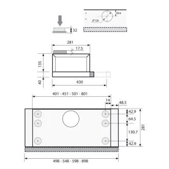 FALMEC AIRMEC OUTLET - Páraelszívó SLIM EVO 50 X inox - A készlet erejéig rendelhető! - WaterMarkt.hu