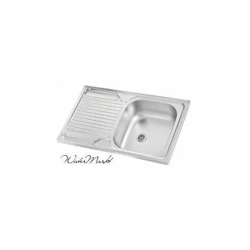 Kevmil teletetős 50x80 TT egymedencés csepptálcás rozsdamentes mosogató - K-305 - WaterMarkt.hu