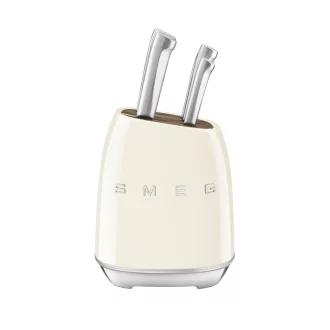 SMEG KÉS KÉSZLET, retro, bézs