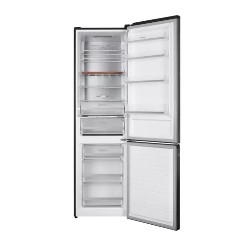 Kluge szabadonálló DarkInox kétajtós kombi hűtőszekrény, NoFrost, 264L/113L - WaterMarkt.hu
