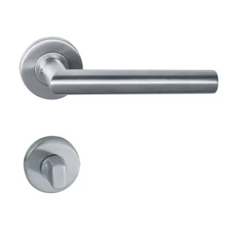 Inox rozettás WC záras kilincs - WaterMarkt.hu
