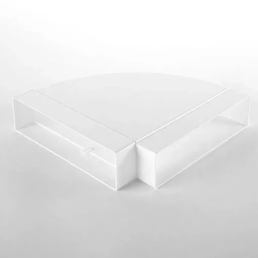 Elica - Lapos csatorna sarok 90° vízszintes 218x55 mm - WaterMarkt.hu