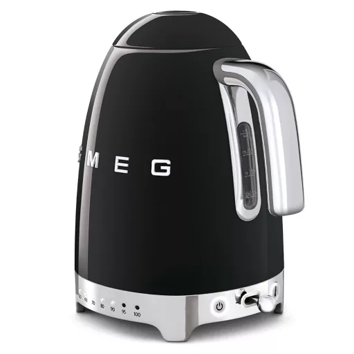 SMEG VÍZFORRALÓ, retro, állítható hőmérséklet, fekete - WaterMarkt.hu