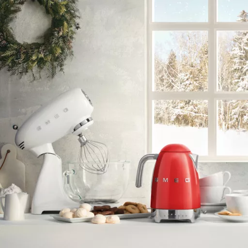 SMEG VÍZFORRALÓ, retro, állítható hőmérséklet, piros - WaterMarkt.hu