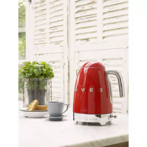 SMEG VÍZFORRALÓ, retro, állítható hőmérséklet, piros - WaterMarkt.hu