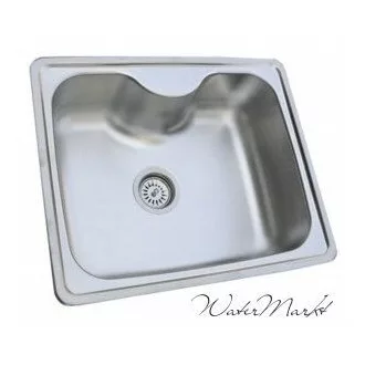 Kevmil KM-60X50 belsőívű egymedencés rozsdamentes mosogató - WaterMarkt.hu