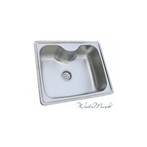 Kevmil KM-60X50 belsőívű egymedencés rozsdamentes mosogató - WaterMarkt.hu