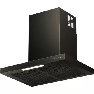 Kluge fali T-alakú fekete páraelszívó, 60cm, üvegfront - WaterMarkt.hu