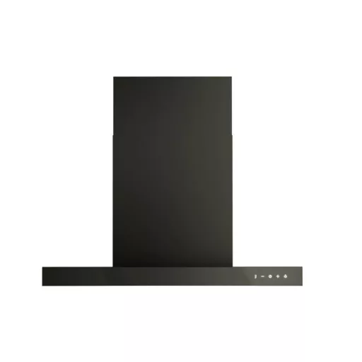 Kluge fali T-alakú fekete páraelszívó, 60cm, üvegfront - WaterMarkt.hu