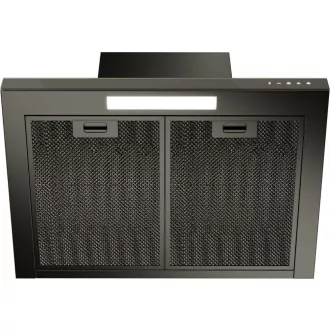 Kluge fali T-alakú fekete páraelszívó, 60cm, üvegfront - WaterMarkt.hu