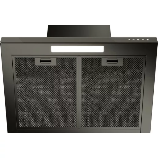 Kluge fali T-alakú fekete páraelszívó, 60cm, üvegfront - WaterMarkt.hu