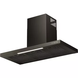 Kluge fali T-alakú fekete páraelszívó, 90cm, üvegfront - WaterMarkt.hu