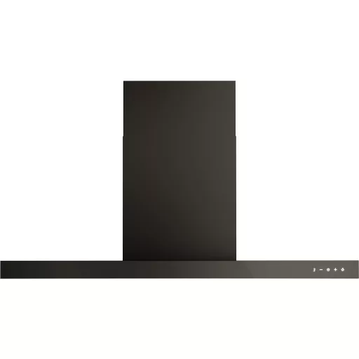 Kluge fali T-alakú fekete páraelszívó, 90cm, üvegfront - WaterMarkt.hu