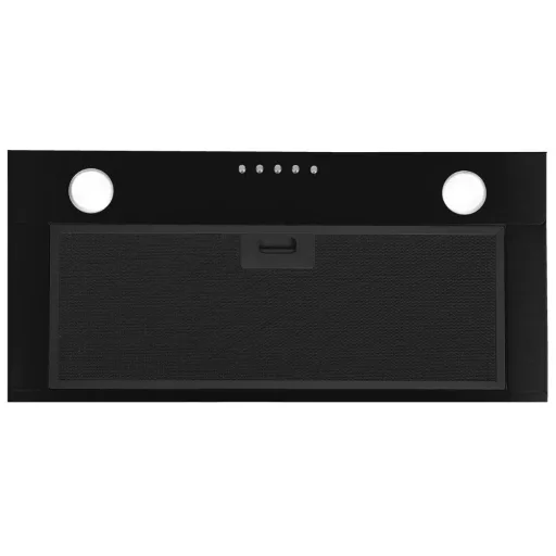 Kluge beépíthető fekete páraelszívó, 60cm, 17cm magas - WaterMarkt.hu