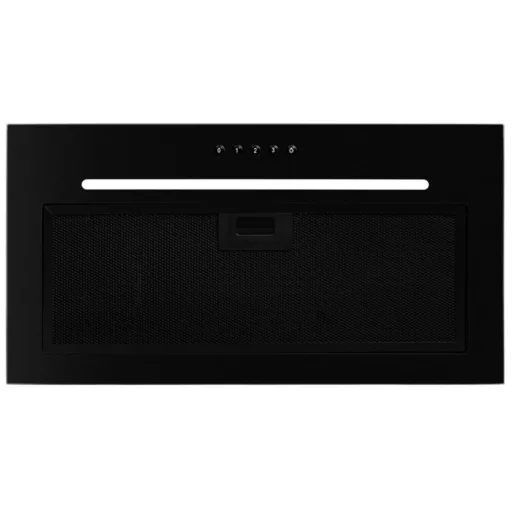 Kluge beépíthető fekete páraelszívó, 60cm, fekete üvegpanel - WaterMarkt.hu