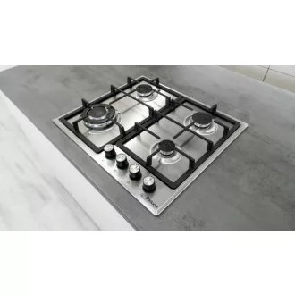 Kluge beépíthető gáz főzőlap, 60 cm, inox, WOK égő - WaterMarkt.hu