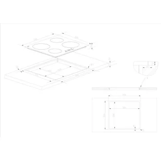 Kluge beépíthető indukciós főzőlap, 60cm, fekete - WaterMarkt.hu