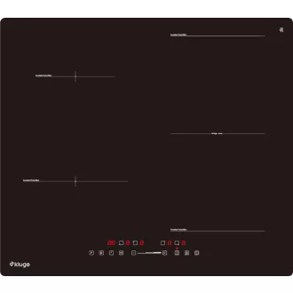 Kluge beépíthető indukciós főzőlap, 60cm, fekete ü., Bridge zóna - WaterMarkt.hu