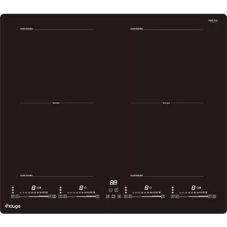 Kluge beépíthető indukciós főzőlap, 60cm, fekete ü., 2 Flexi zóna - WaterMarkt.hu