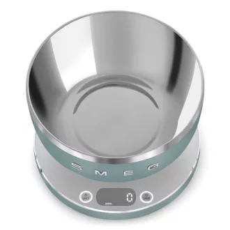 SMEG DIGITÁLIS KONYHAI MÉRLEG, Collezione design, matt fekete - WaterMarkt.hu