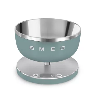 SMEG DIGITÁLIS KONYHAI MÉRLEG, Collezione design, matt smaragdzöld - WaterMarkt.hu