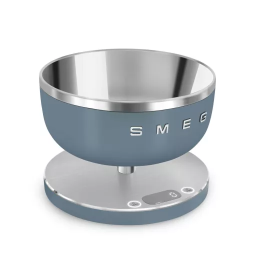 SMEG DIGITÁLIS KONYHAI MÉRLEG, Collezione design, matt viharkék - WaterMarkt.hu