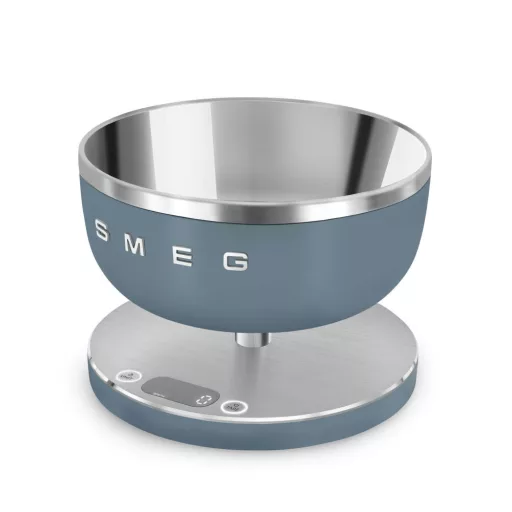 SMEG DIGITÁLIS KONYHAI MÉRLEG, Collezione design, matt viharkék - WaterMarkt.hu