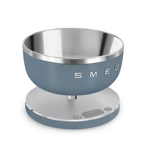SMEG DIGITÁLIS KONYHAI MÉRLEG, Collezione design, matt viharkék - WaterMarkt.hu